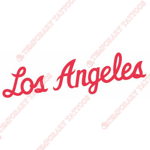 Los Angeles Clippers Customize Temporary Tattoos Stickers NO.1040